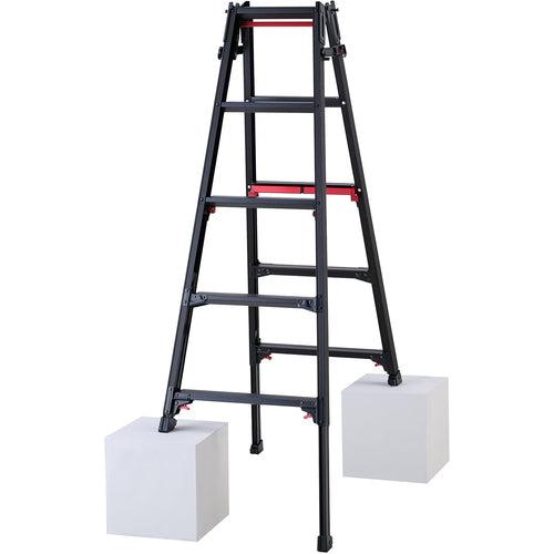 하세가와 다리부 신축각립 샤가맨 블랙 5단 RYRB-15 1대