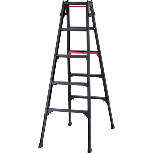 하세가와 다리부 신축각립 샤가맨 블랙 5단 RYRB-15 1대