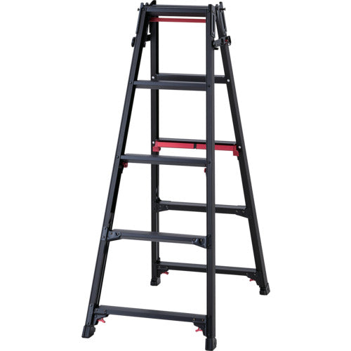 하세가와 다리부 신축각립 샤가맨 블랙 5단 RYRB-15 1대