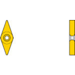 미쓰비시 선삭 홀더용 부품 시트 DCSVN32 1개