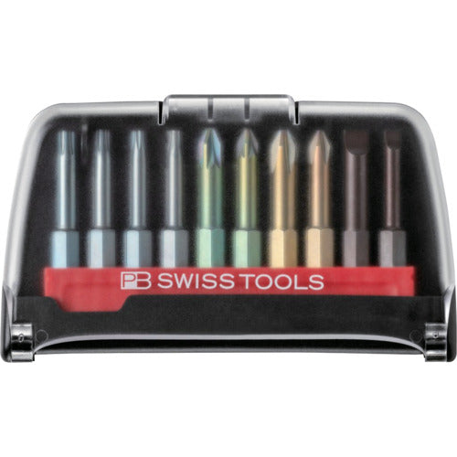 PB Swiss Tools E6-702 Bit Case Set E6.702BC 10 S