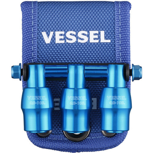 ＶＥＳＳＥＬ　限定クイックキャッチャー３連ホルダー青　QB-10B3BB　1 個