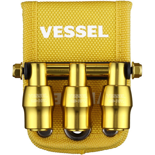 ＶＥＳＳＥＬ　限定クイックキャッチャー３連ホルダー黄　QB-10B3YY　1 個