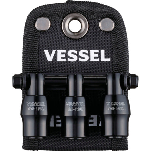 VESSEL Limited Quick Catcher Triple Holder Black QB-10B3KK 1 pc