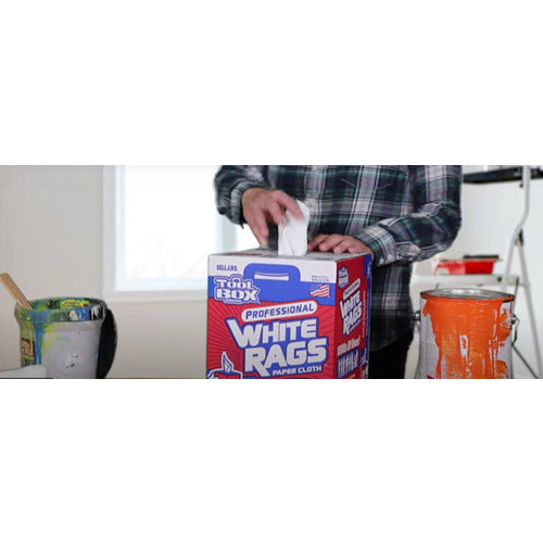 SELLARS TOOLBOX [[R]] White Rags White Roll 60 Sheets Z400 51055 1 Roll