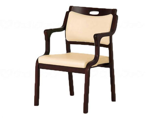 Glory Plan Stacking Chair Care-111-AC Ivory (Brown)