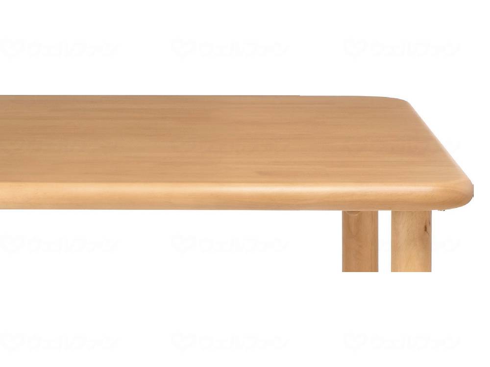 Glory Plan Rubberwood Table Care-TS1-K9090 Light Brown 90*90cm Basic Legs