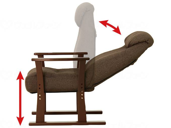 Glory Plan Reclining Personal Sofa Care-407-RC Brown