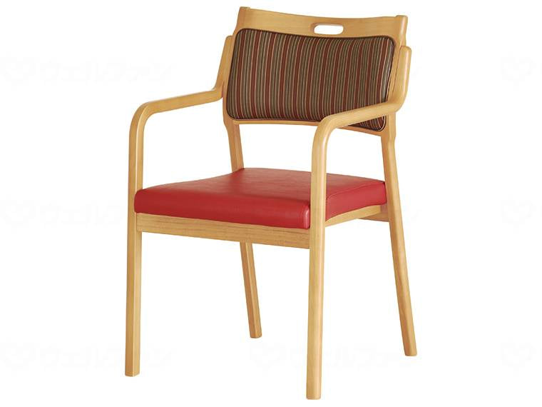 Glory Plan Stacking Chair Care-112-AC Wine Arm Type