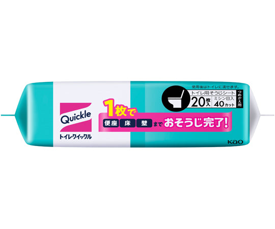 Toilet Quickle Refill Jumbo Pack 1 pc (10 sheets x 2 bags) 1 pc (10 sheets x 2 bags)