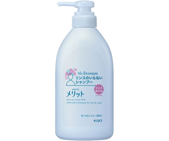 メリット リンスのいらないシャンプー ポンプ 本体 480mL 1本