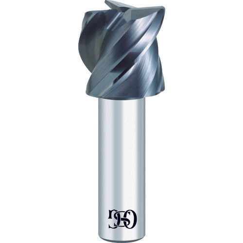 OSG 초경 래디어스 엔드밀 3날 구리·알루미늄 합금용 날 직경 18mm 생크 직경 10mm 3000685 CA-MFE-SF-18XR1 1개