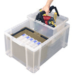 JEJ Astage [From August 5th to September 5th] ST Box Clear #75 1pc + Separate Basket Clear #75 1pc + Sand Beige #75 1pc Bulk Purchase 10% OFF Campaign ST-75CR+SPB-N75C+SPB-N75S 1 S