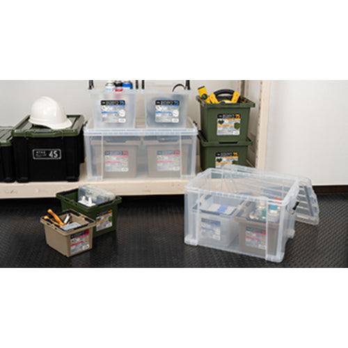 JEJ Astage [From August 5th to September 5th] ST Box Clear #75 1pc + Separate Basket Clear #75 1pc + Sand Beige #75 1pc Bulk Purchase 10% OFF Campaign ST-75CR+SPB-N75C+SPB-N75S 1 S