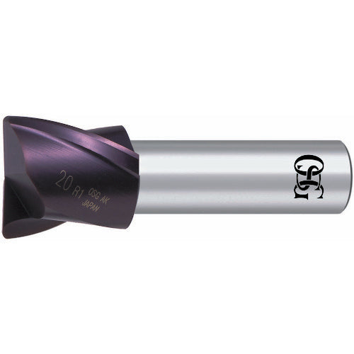 OSG 초경 레이디어스 엔드밀 GX 코트 2날 코너 반경 1mm 날 직경 10mm 3001105 GX-CR-EDS-SF-10XR1 1개