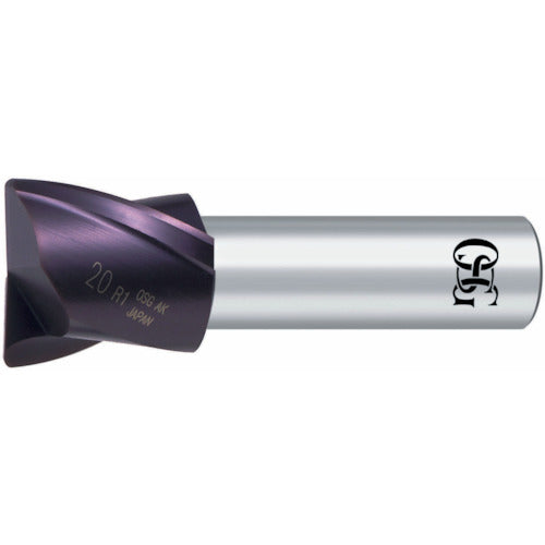 OSG 초경 레이디어스 엔드밀 GX 코트 2날 코너 반경 1mm 날 직경 16mm 3001165 GX-CR-EDS-SF-16XR1 1개