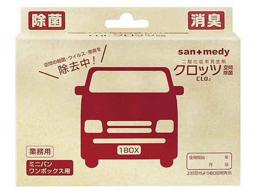 Sanwa Manufacturing Co., Ltd. Crock Space Disinfectant for Mini Van One Box for Mini Van One Box