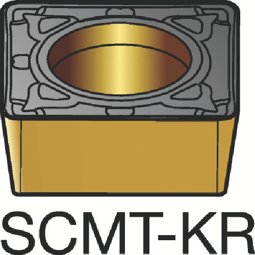 サンドビック　コロターン１０７　旋削用ポジチップ（１２０）　３２１０　SCMT 12 04 08-KR　10 個