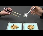 箸ぞうくんクリア（自助食器）　茶色　右手用　S-12 1個