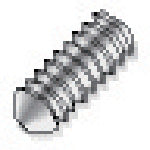 탕갈로이 부품 조임 나사 SR M10X10 DIN916 1개