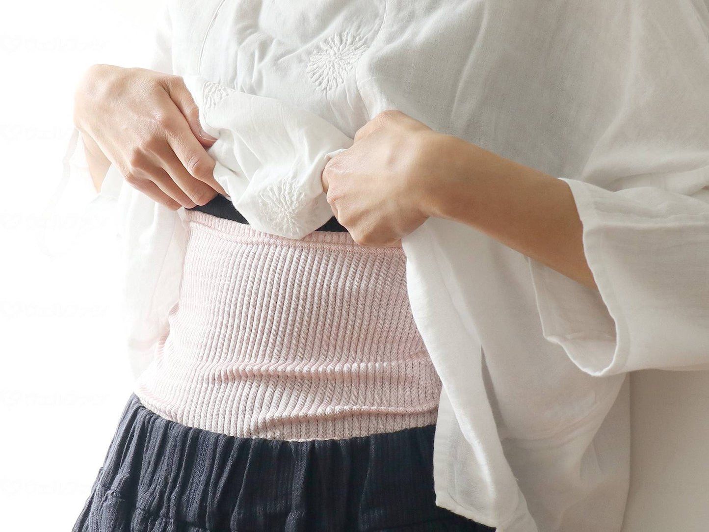 大醐ｼﾙｸﾘﾌﾞ腹巻 桜色