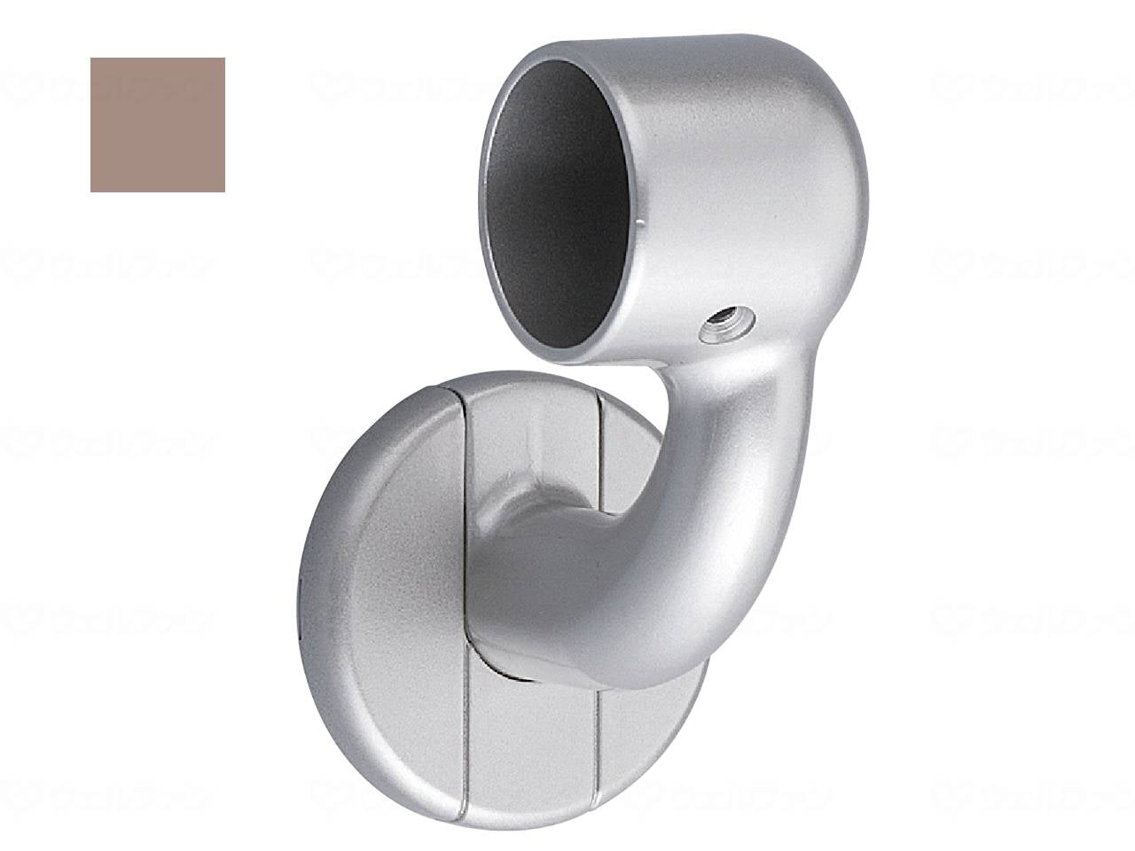 シロクマBR-604R C形ﾌﾞﾗｹｯﾄL止 ｱﾝﾊﾞｰ 35右