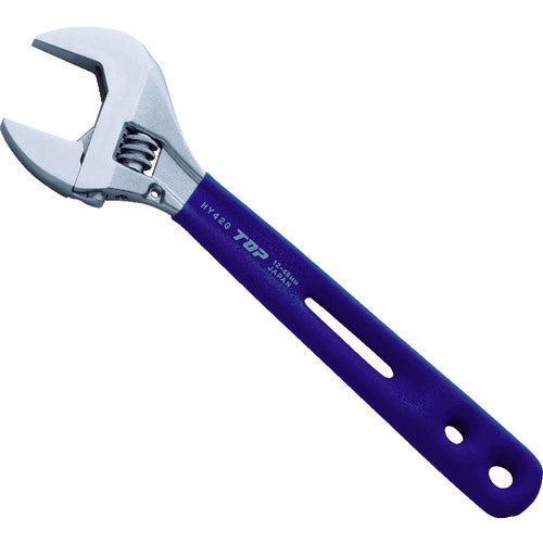 TOP 얇은 경량 와이드 몽키 렌치 에코 와이드 300mm 그립 부착 HY-42G 1 쵸