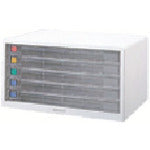 나카바야시 서류 케이스 아반테 V2A3 레타-케-스 얕은 5단 화이트 A3-55-W 1대