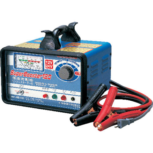 NICHIDO Quick Charger Super Booster 120 120A 12V/24V Compatible NB-120 1 unit