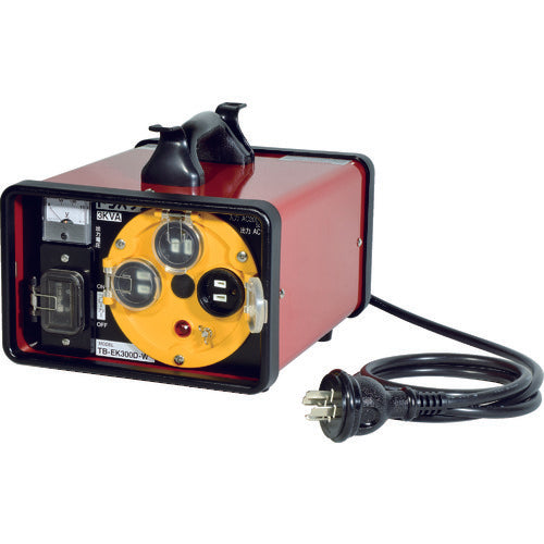 NICHIDO Outdoor Step-Down Transformer, Drip-Proof, Single-Wound, with Rainproof Cap, 3KVA, TB-EK300DW, 1 Unit