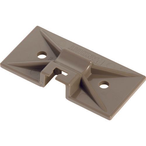 ＰＡＮＤＵＩＴ　マウントベース型　結束バンドスナップイン固定具　テレホングレー　SMS-A-C14　1 袋