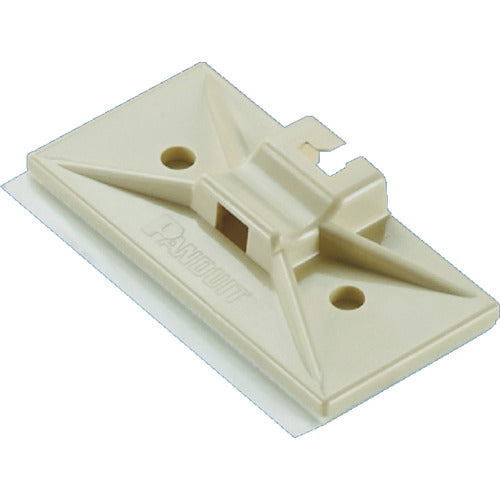 ＰＡＮＤＵＩＴ　マウントベース型　結束バンドスナップイン固定具アイボリー１００個　SMS-A-C15　1 袋