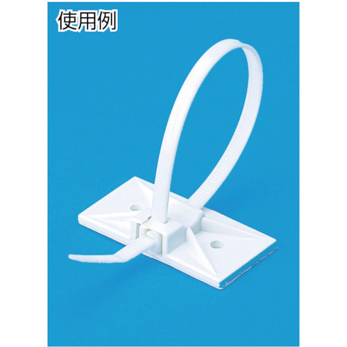 ＰＡＮＤＵＩＴ　マウントベース型　結束バンドスナップイン固定具アイボリー１００個　SMS-A-C15　1 袋