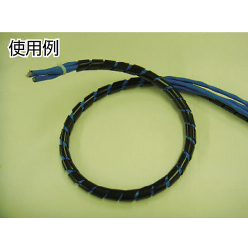 PANDUIT 나선형 랩핑 폴리에틸렌 내후성 블랙 T12F-C0 1 권