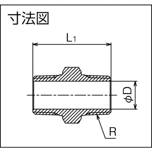 ＦＬＯＢＡＬ　六角ニップル（ＳＣＳ１３Ａ）　０４１０１００１　V6N-01　1 個