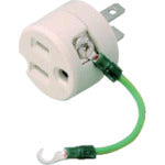 Meikou Earthing Adapter with Polarity ME2900 1 pc