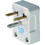 Meikou Grounding L-shaped plug for round cord ME7022 1 pc