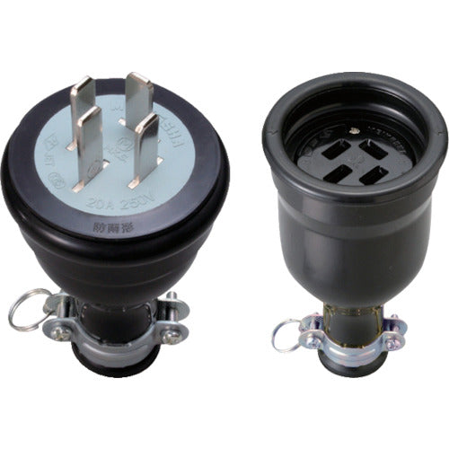 Meiko MK-5615 1 piece, grounded 3P 20A waterproof connector set