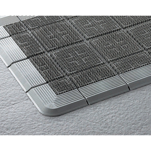 콘도르 에백 옥외용 매트 크로스 하드 매트 #6 600mm×900mm 그레이 F-112-6-GR 1장