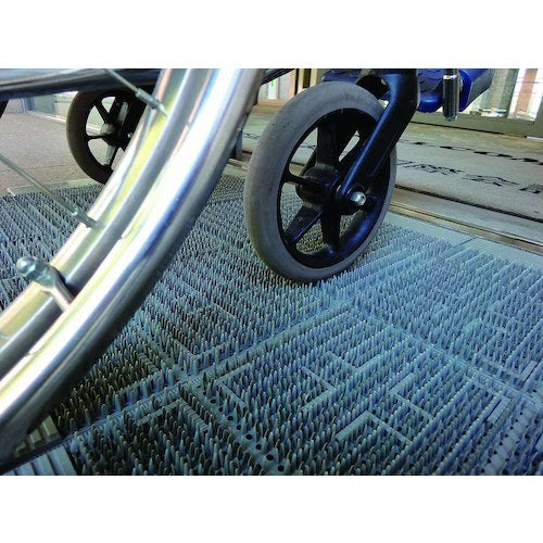 콘도르 에백 옥외용 매트 크로스 하드 매트 #6 600mm×900mm 그레이 F-112-6-GR 1장