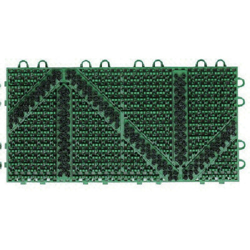 Condor Evac Outdoor Mat Brush Hard Mat YA Main Piece Green F-127-HK-G 1 Piece