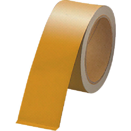 ユニット　反射テープ黄　ポリエステル樹脂フィルム　５０ｍｍ幅×１０ｍ　374-37　1 巻