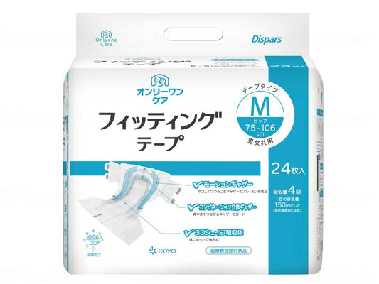 Koyo Only One Care Fitting Tape 24 pieces bag M