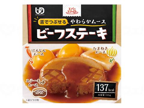 Daiwa Seikan Ever Smile Mousse Meal 1 piece Beefsteak style