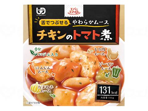Daiwa Seikan Ever Smile Mousse Meal pcs Chicken simmered in tomato sauce