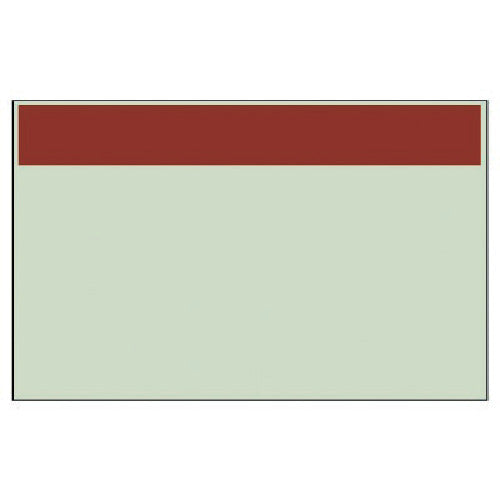 Unit piping identification sheet Dark red (small) Unisheet 250 x 500 416-05 1 sheet