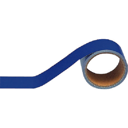 ユニット　配管識別テープ　紺（大）・アルミ・１００ｍｍ幅Ｘ５ｍ　445-01　1 巻