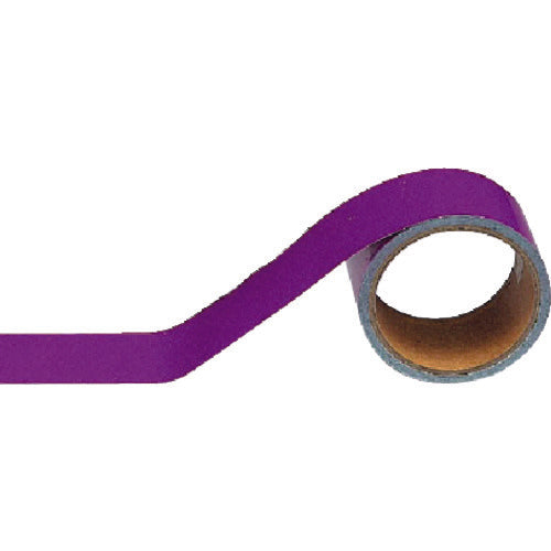 Unit Pipe Identification Tape Reddish Purple (Large) Aluminum 100mm Width x 5m 445-09 1 Roll