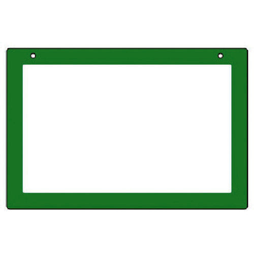 Unit Hanging Display Board Green Frame Acrylic 300X450 807-30 1 piece