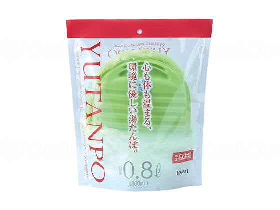 岩谷マテリアルﾎﾟﾘ湯たんぽ08L袋付 ｸﾞﾘｰﾝ